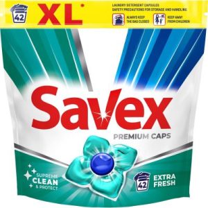 medica96.bg Savex Super Caps Extra Fresh капсули за пране (42 пранета)