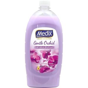 medica96.bg Medix Cream Collection Gentle Orchid течен сапун нежна орхидея, пълнител (800 мл)