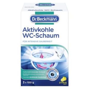 medica96.bg Dr. Beckmann препарат за почистване на тоалетна с активен въглен - кутия 3 сашета x 100 гр