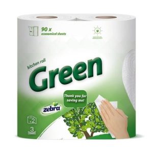 medica96.bg Zebra Кухненска ролка Green 2бр