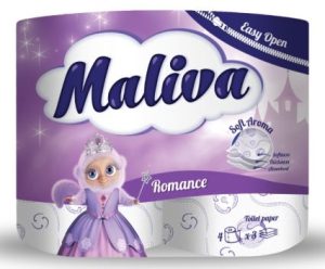 medica96.bg Тоалетна хартия Maliva romance 4бр